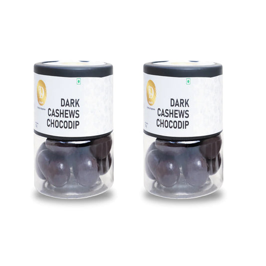 Dark Cashews ChocoDip Dragees (Pack Of 2)