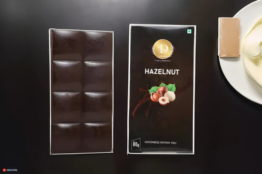Hazelnut Luxury Dark Chocolate Bar